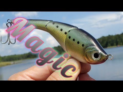 How to Make a Wooden Magic Swimmer Bass Lure. Carving a Better Swimbait  Lure #makinglures 