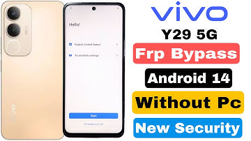 Vivo Y29 5G Frp Bypass Android 14 | Without Pc | Google Account Lock Unlock - New Security 2025