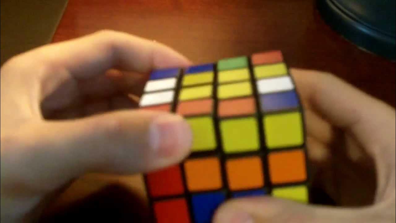 How to Solve a 4x4 Rubik's Cube Part 2 Pairing up the Edges and Edge