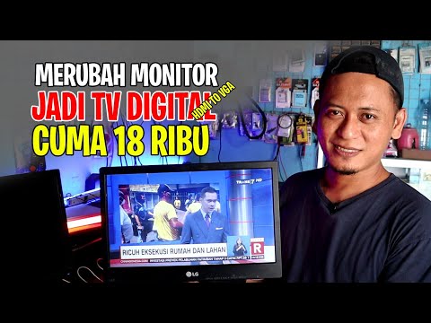 Video: Cara Menggunakan Televisyen Sebagai Monitor Komputer (dengan Gambar)