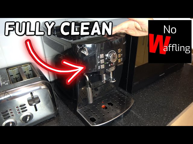 Fully Cleaning Delonghi Magnifica S Coffee Machine Maker - How to