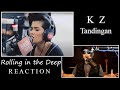 FIRST TIME Hearing KZ Tandingan - "Rolling in the Deep Adele" | Reaction