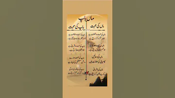 ماں باپ کی محبت اور ان کی زندگی میں ايميت محترم والدین کا حق Veiw Subscribe Shortsfeed Viral 