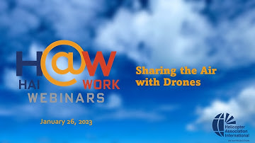 HAI@Work: Sharing the Air with Drones