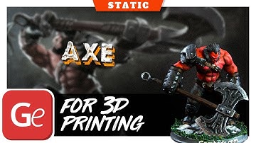 Dota 2 Axe Model for 3D Printing | Static Model