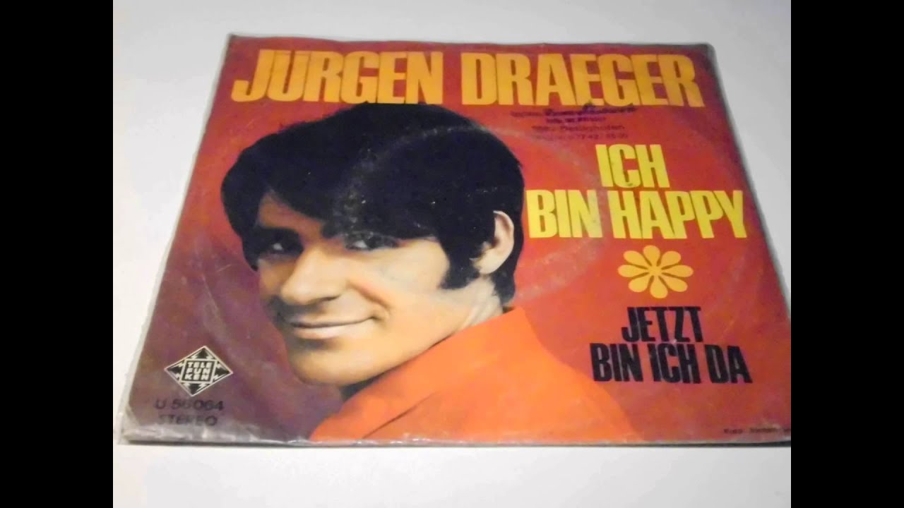 Jürgen Draeger ICH BIN HAPPY PLAK RECORD 7"