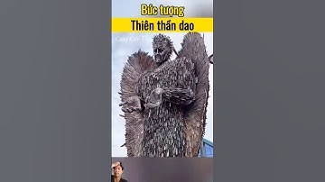 Bức tượng dao, độc lạ châu âu #khampha #shorts
