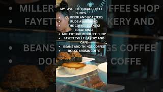 My favorite Coffee Shops in Fayetteville, North Carolina #shorts