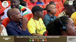 day 3 Lecture  prof Kabudi  Youth In Party Leadership Training Program
