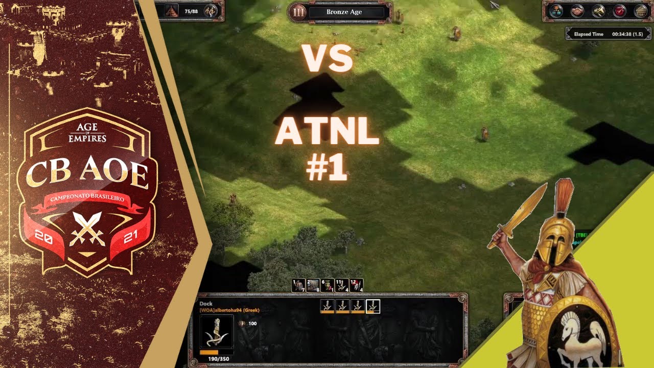 CBAOE 3rd Edition: Tacos pão de queijo VS ATNL #1 [Age of Empires:Definitive Edition]