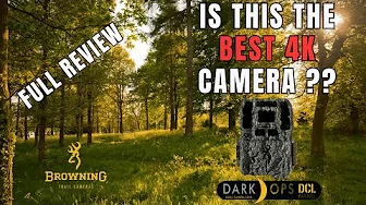 BEST 4K TRAIL CAMERA for Wildlife in 2025? Browning Dark OPS DCL 4K Nano Review
