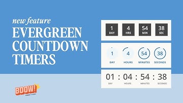 Countdown Timer Updates: Evergreen Timers, New Designs, Expiration Options, and More!