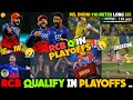 Finally rcb qualify in playoffs  ms dhoni 110 meter six  rcb vs csk highlights  incrico