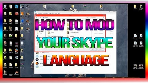 How To Mod Your Skype Language