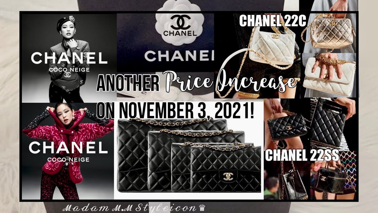 CHANEL PRICE INCREASE CONFIRMED - NOVEMBER 2021, it's on its way! 