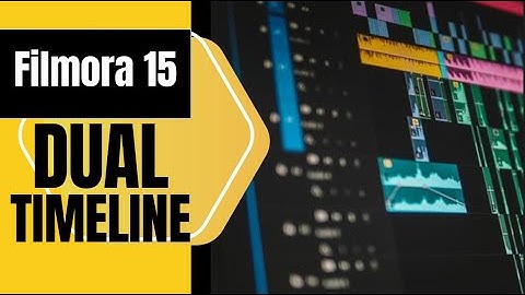 FILMORA 15 | NEW DUAL TIMELINE FEATURE TUTORIAL FILMORA 15