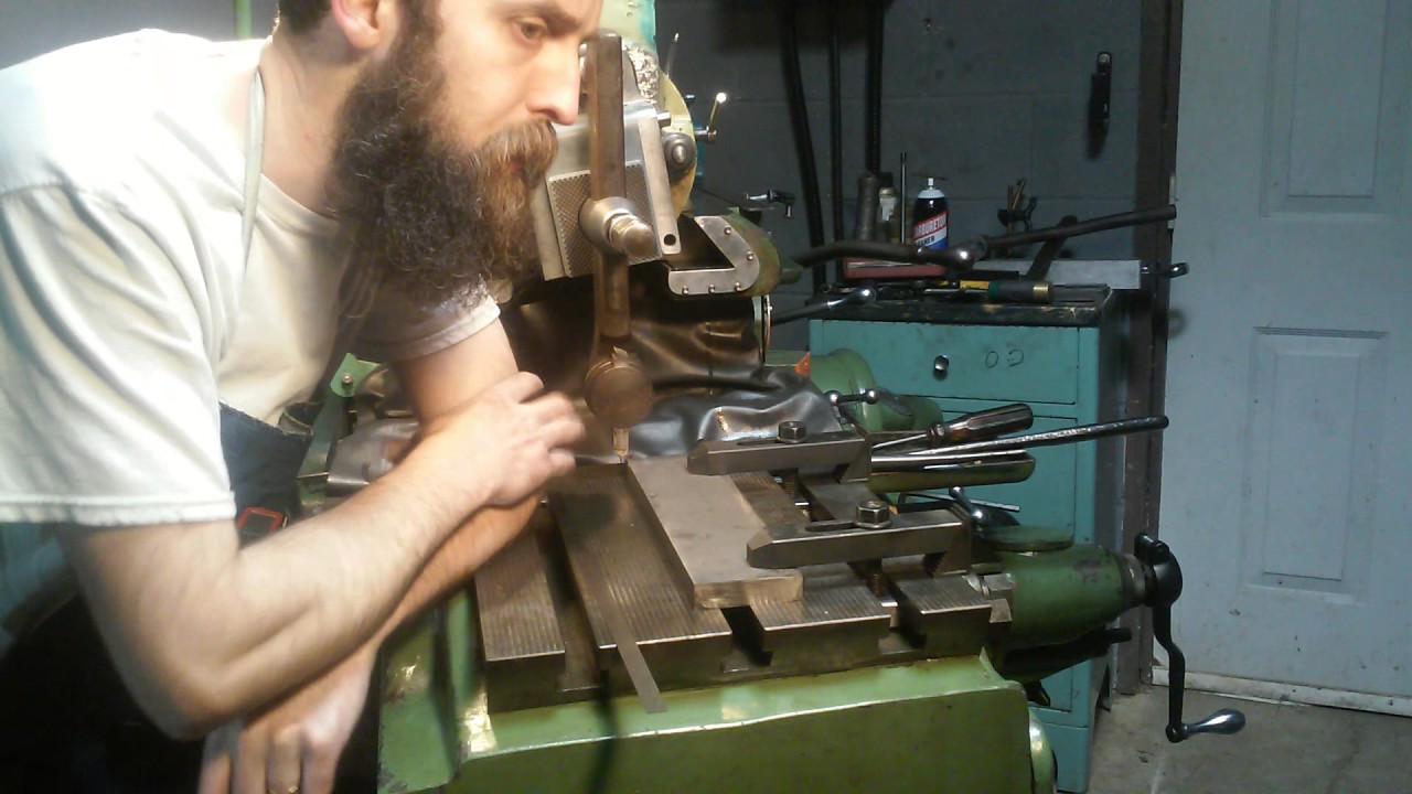 Steve Summers Cutting the Tapered Gib in the Metal Shaper YouTube
