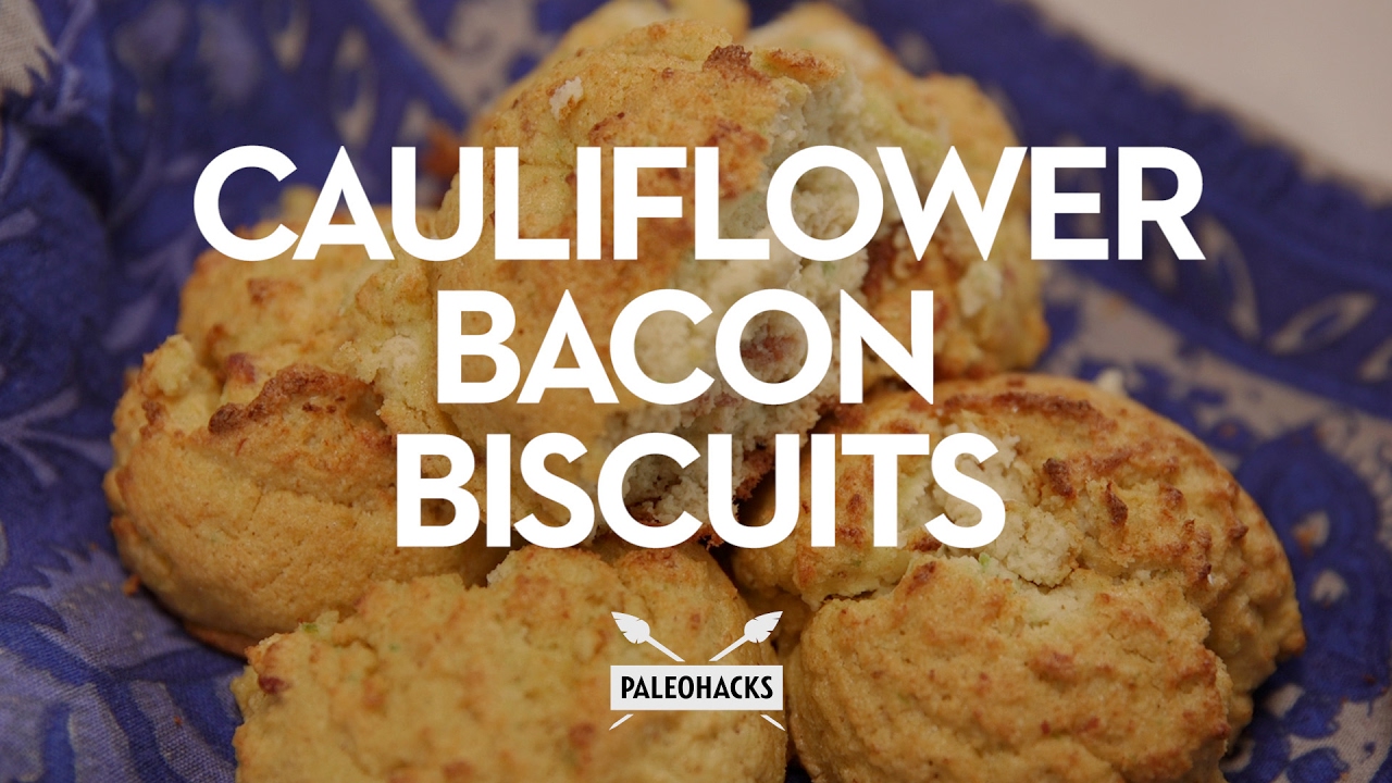 Cauliflower Bacon Biscuits | Paleo Recipe - YouTube