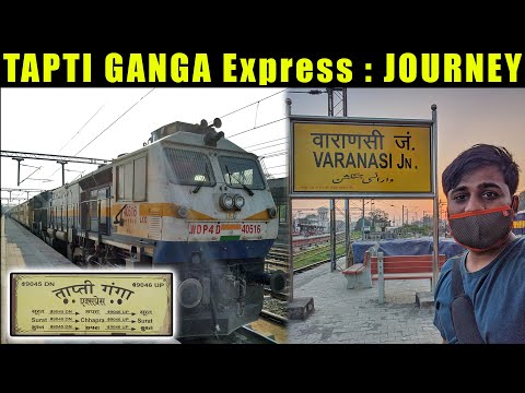 CHHAPRA to ITARSI via VARANASI : Journey in TAPTI GANGA Express | OCT 2020