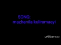 mazhanila kulirumaayi| vikramadityan| karoke with lyrics | Bitz Malayalam