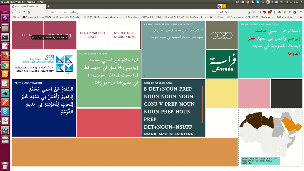 FarSpeech: Arabic Natural Language Processing for Live Arabic Speech. 