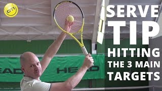 Serve Video Tip: Hitting The 3 Main Serve Targets