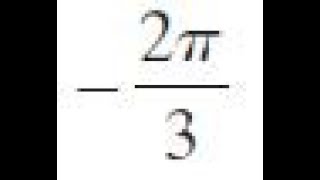 Find the reference angle for -2pi/3