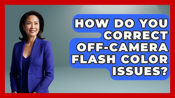 How Do You Correct Off-camera Flash Color Issues? - Image Review Studio