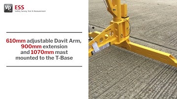 XTIRPA Davit Arm Counterweight | Vp ESS