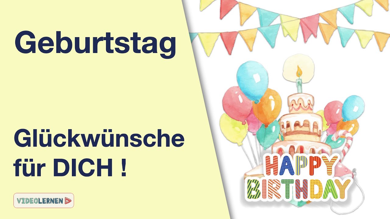 ! Geburtstagsgrüße Video kostenlos für WhatsApp Glückwünsche zum Geburtstag YouTube kurz Neues