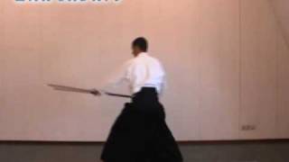 Aikido instruction: jo kamae and jo suburi 1thru 5