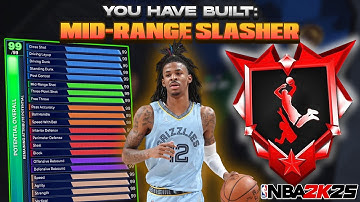 This 99 DUNK JA MORANT Build is UNSTOPPABLE in 2k25