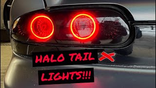 HALO TAIL LIGHTS ON LT1 CAMARO!!!