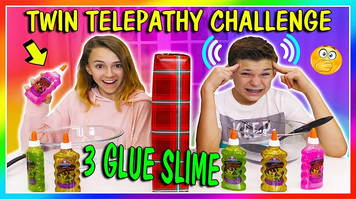 3 COLORS OF SLYME TWIN TELEPATHY CHALLENGE | Who says cheaters never win? | We Are The Davises