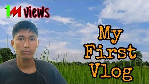 My first vlog please support me
