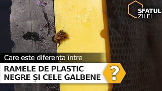Care este diferenta intre ramele de plastic negre si cele galbene?