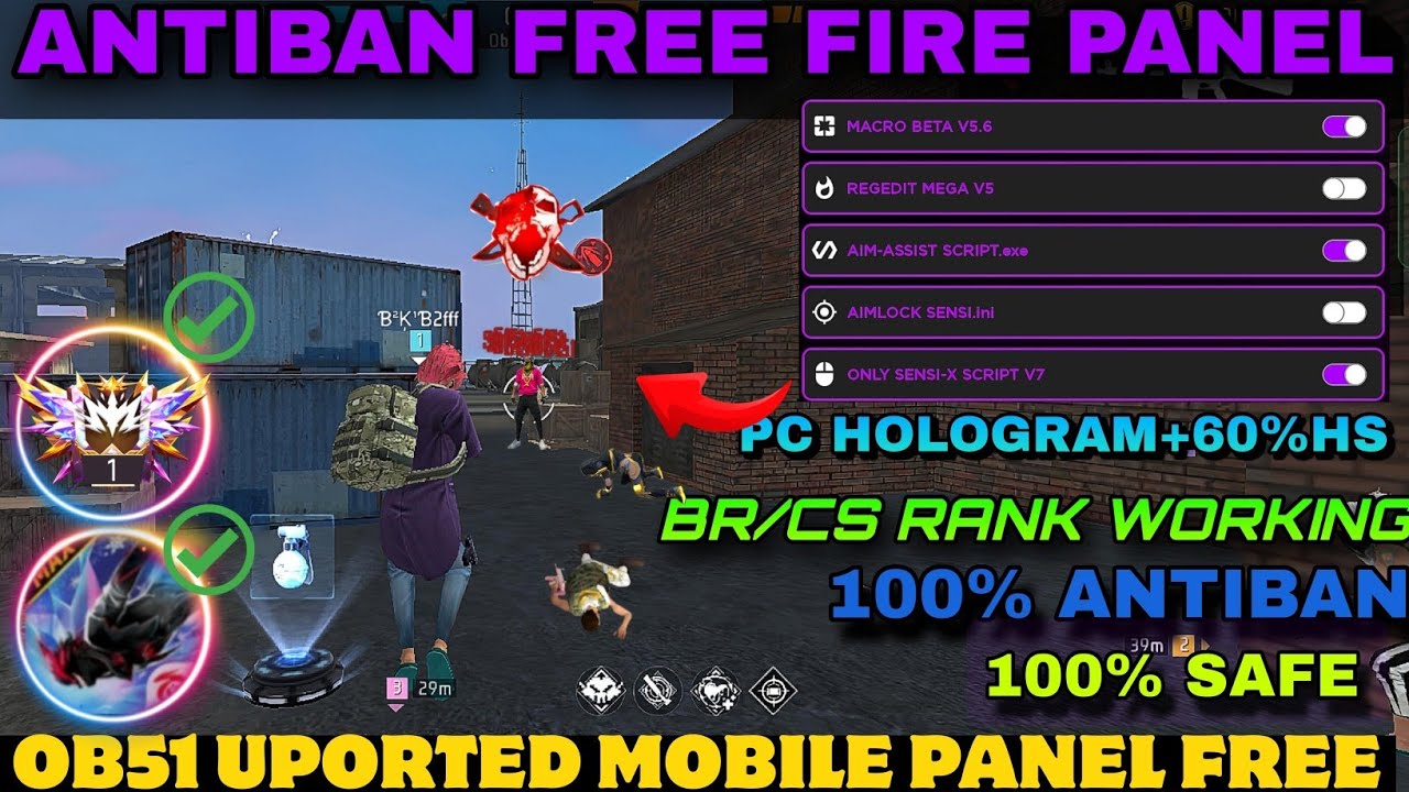Free Fire Antiban Injector | Safe Mod Menu 😈 No Ban Guarantee 💀