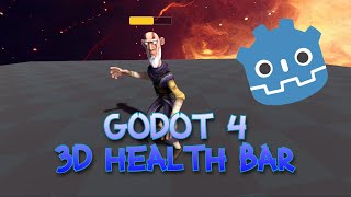 Godot 4 3D Health Bar