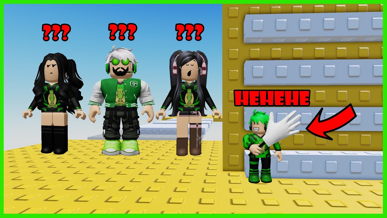 Aku Berubah Jadi Kecil Prank Mereka Bertiga Di Troll Tower Obby Roblox 🤣