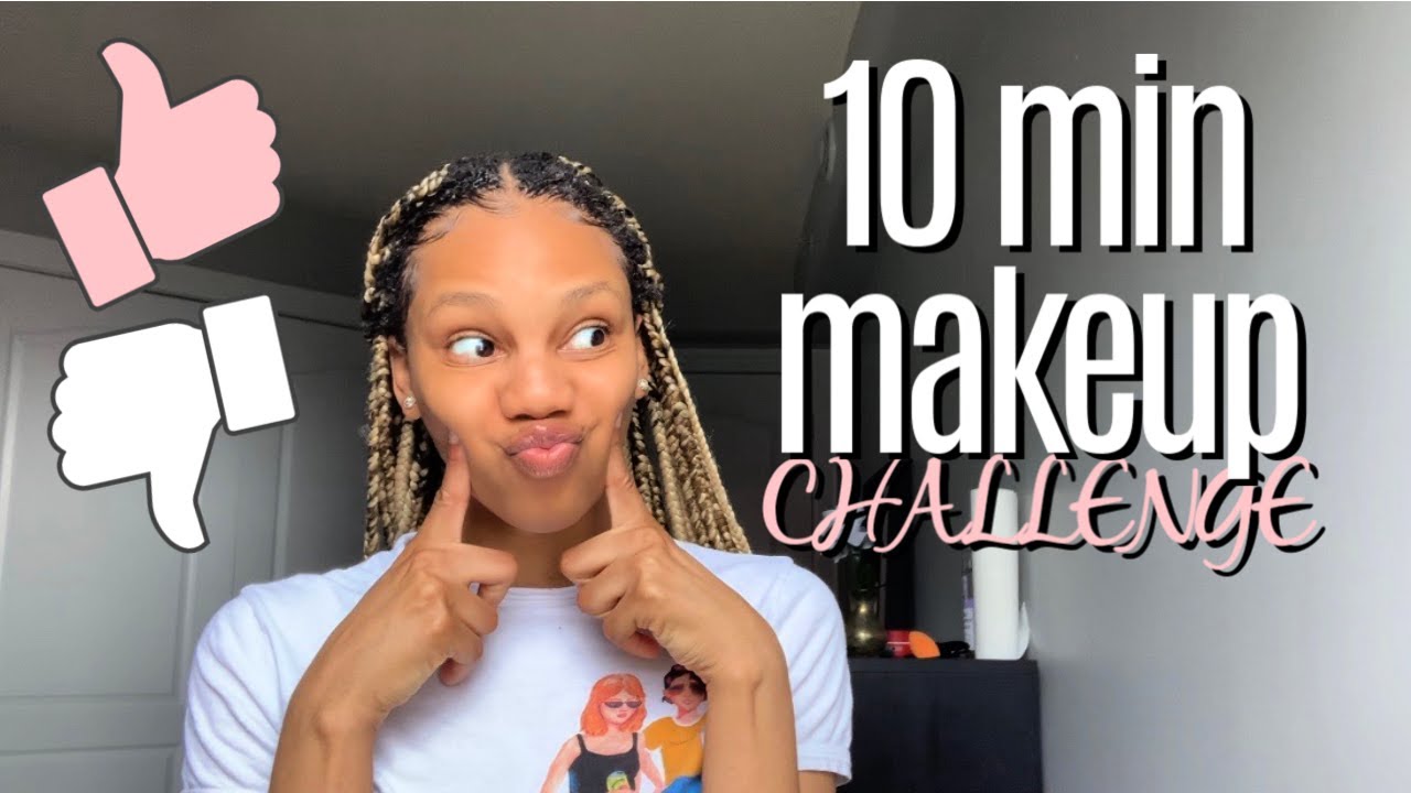 10 MINUTE MAKEUP CHALLENGE! - YouTube