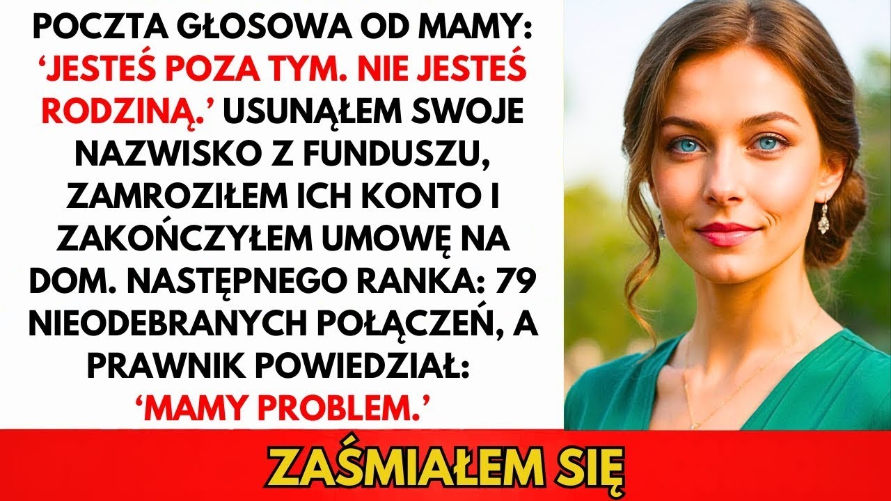 Mama Zostawiła Wiadomość  'Nie Jesteś Rodziną  Nie Wracaj  Idziemy Dalej Bez Ciebie '