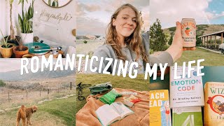 ROMANTICIZING MY LIFE  sunset picnics, unboxing business clothes, starbucks drinks & more!!