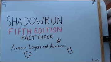 Shadowrun 5th Fact Check - Armour Layers and Accessories