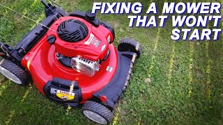 Fixing A Mower That Won't Start After Storage