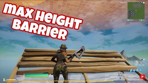 How To Make a MAX HEIGHT BARRIER for YOUR Creative & 1v1 Maps (Fortnite battle royal tutorial)