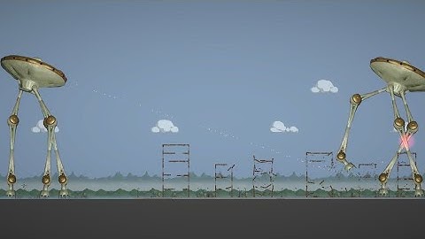 Ray Harryhousen War of the worlds Tripod melon playground mod by me:) #harryhousen war of the worlds