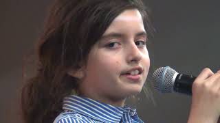 Angelina Jordan rehearsal At Last 2014