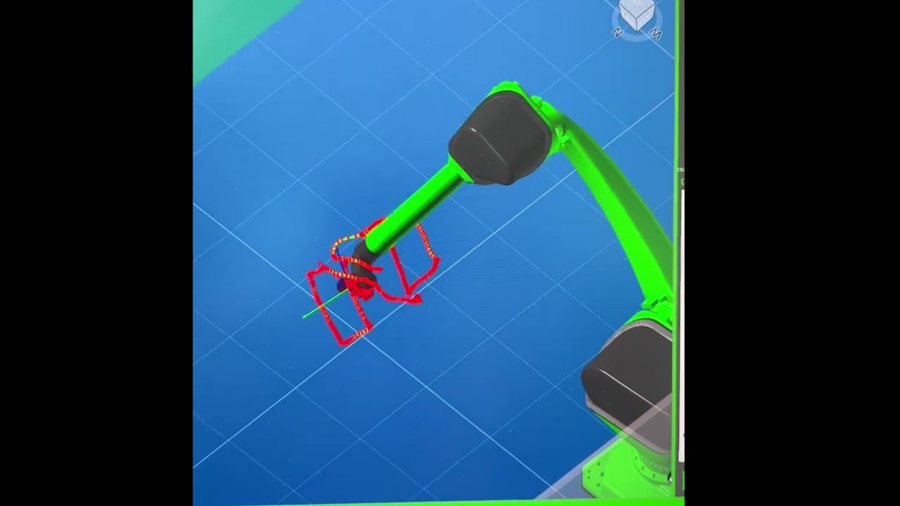 Gelcoat spray robot programming by VR-Tracking