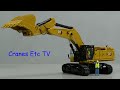 Diecast masters caterpillar 395 me version excavator by cranes etc tv