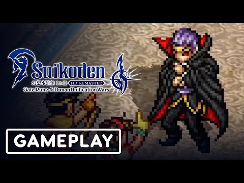 Suikoden I & II HD Remaster Gate Rune and Dunan Unification Wars - Exclusive Neclord Boss Gameplay